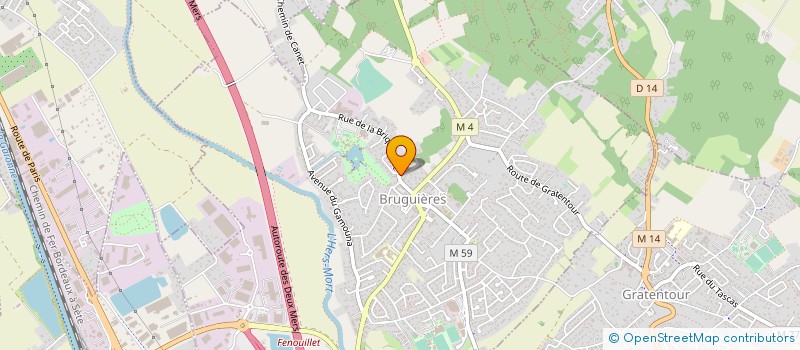 localisation de l'entreprise MONSIEUR HERVE PATALLAS  BRUGUIERES