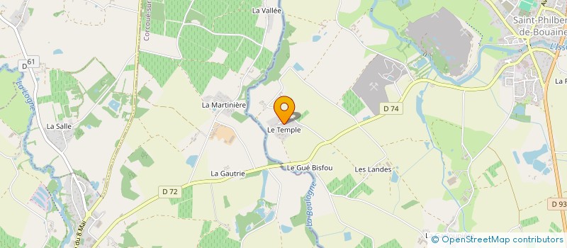 localisation de l'entreprise MONSIEUR HERVE PATRON à SAINT-PHILBERT-DE-BOUAINE