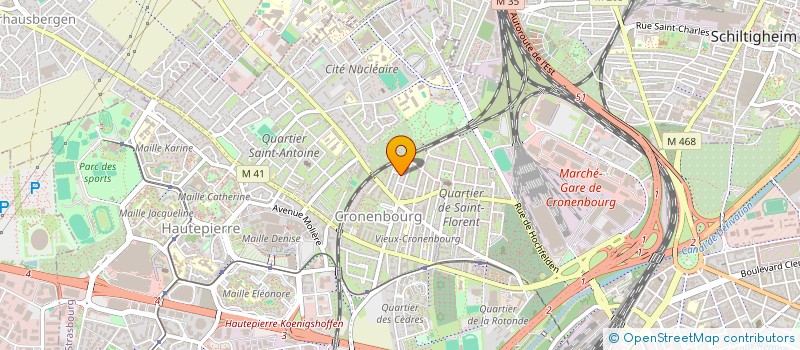 localisation de l'entreprise MONSIEUR HERVE PECHOUX à STRASBOURG