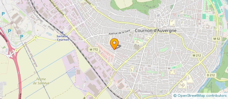 localisation de l'entreprise MONSIEUR HERVE PEGEON  COURNON-D'AUVERGNE