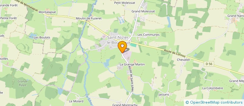 localisation de l'entreprise MONSIEUR HERVE PEPIN  SAINT-NIZIER-LE-BOUCHOUX