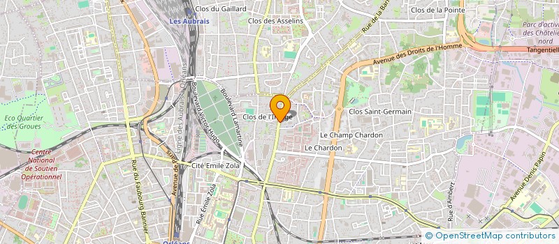 localisation de l'entreprise MONSIEUR HERVE PEREZ à ORLEANS