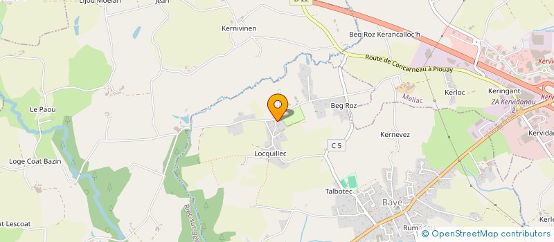 localisation de l'entreprise MONSIEUR HERVE PEREZ-MARTINEZ  BAYE