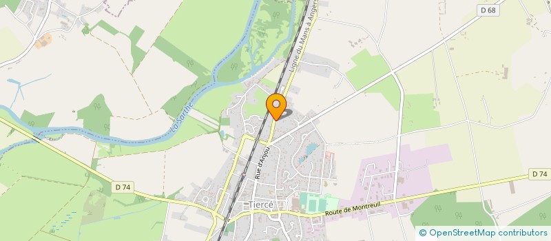 localisation de l'entreprise MONSIEUR HERVE PERON  TIERCE