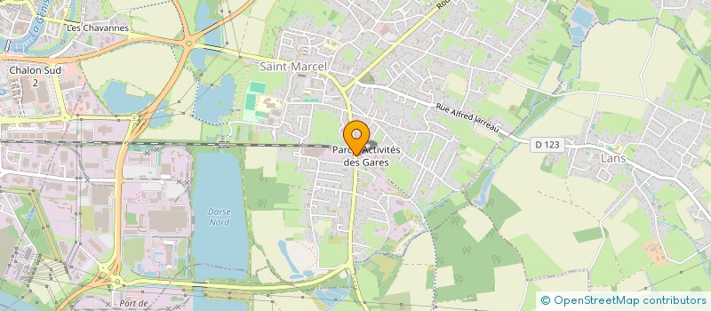 localisation de l'entreprise MONSIEUR HERVE PERROT à SAINT-MARCEL