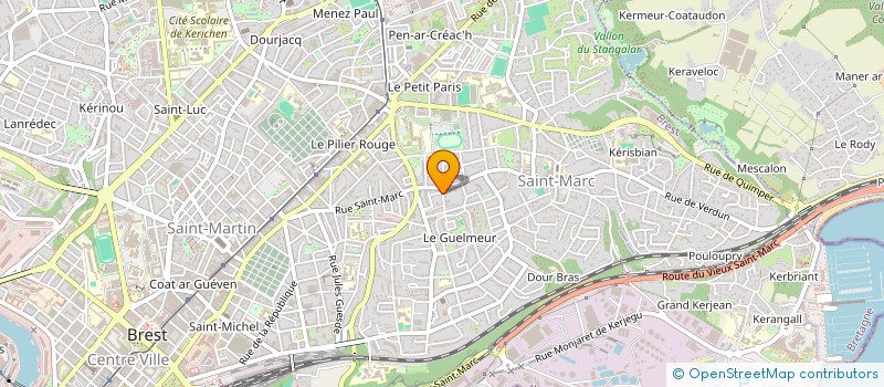 localisation de l'entreprise MONSIEUR HERVE PERROT à BREST