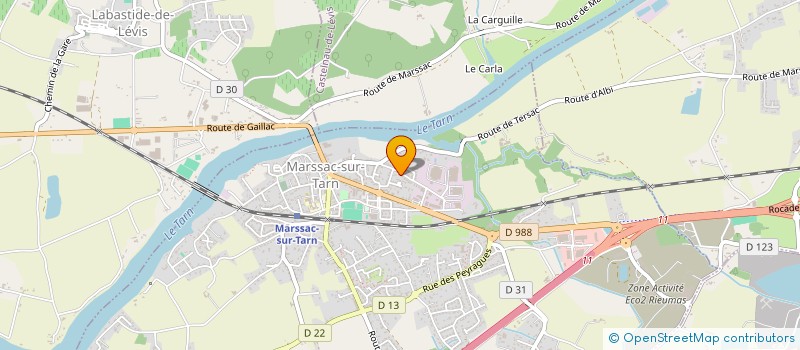 localisation de l'entreprise MONSIEUR HERVE PESCHE à MARSSAC-SUR-TARN