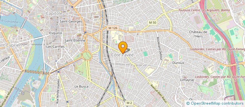 localisation de l'entreprise MONSIEUR HERVE PESQUET-FLORK  TOULOUSE