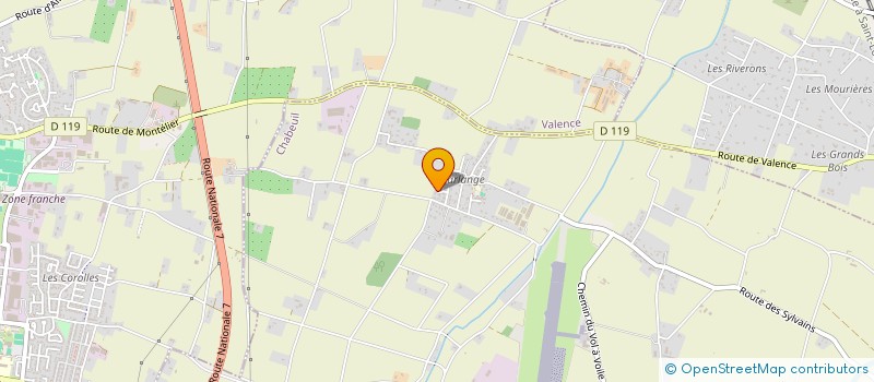 localisation de l'entreprise MONSIEUR HERVE PETIT à CHABEUIL