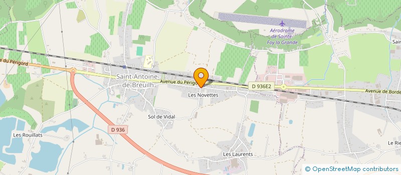 localisation de l'entreprise MONSIEUR HERVE PETITJEAN à SAINT-ANTOINE-DE-BREUILH