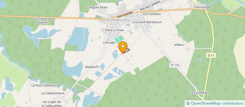 localisation de l'entreprise MONSIEUR HERVE PEUDPIECE à NEUILLAY-LES-BOIS