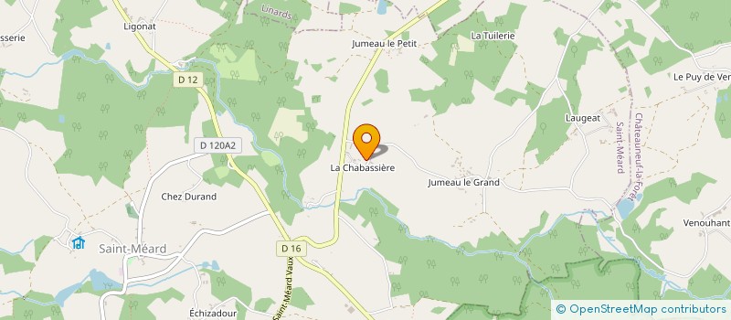 localisation de l'entreprise MONSIEUR HERVE PEYRATEAU à SAINT-MEARD