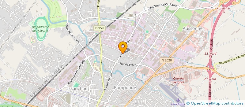 localisation de l'entreprise MONSIEUR HERVE PEYRE  MONTAUBAN