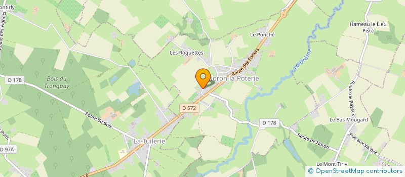 localisation de l'entreprise MONSIEUR HERVE PHILIPPE  NORON-LA-POTERIE