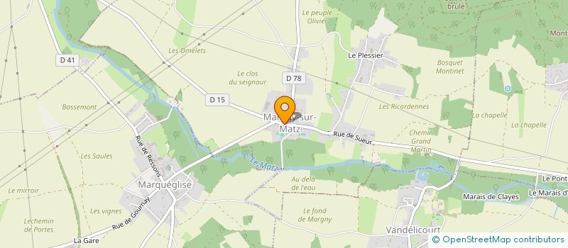localisation de l'entreprise MONSIEUR HERVE PIAULT à MARGNY-SUR-MATZ