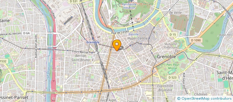 localisation de l'entreprise MONSIEUR HERVE PICCOLO  GRENOBLE