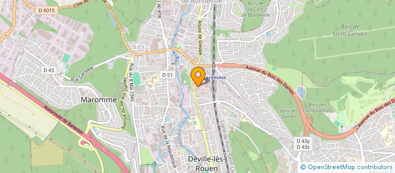 localisation de l'entreprise MONSIEUR HERVE PICHERIT  DEVILLE-LES-ROUEN