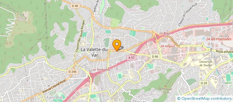 localisation de l'entreprise MONSIEUR HERVE PICQ à LA VALETTE-DU-VAR