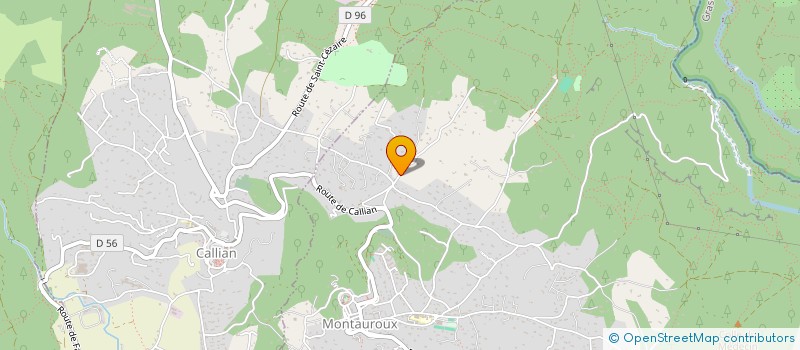 localisation de l'entreprise MONSIEUR HERVE PIERRET  MONTAUROUX