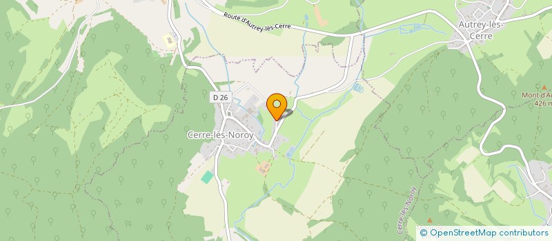 localisation de l'entreprise MONSIEUR HERVE PILATI  CERRE-LES-NOROY