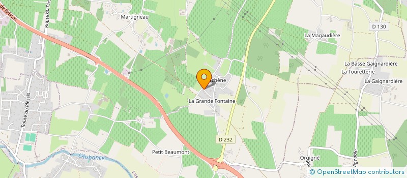 localisation de l'entreprise MONSIEUR HERVE PILLET  LES GARENNES SUR LOIRE