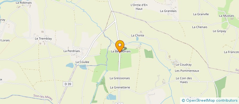 localisation de l'entreprise MONSIEUR HERVE PINARD  LUSANGER