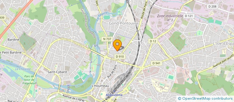 localisation de l'entreprise MONSIEUR HERVE PINARD  GOND-PONTOUVRE