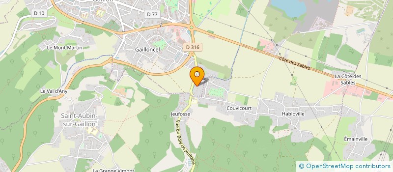 localisation de l'entreprise MONSIEUR HERVE PIONTKOWSKI  GAILLON