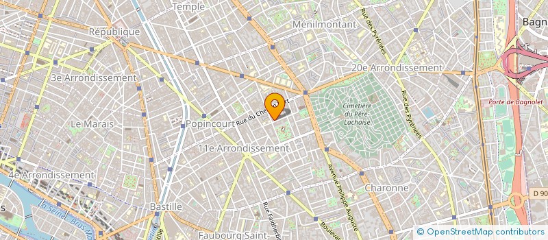 localisation de l'entreprise MONSIEUR HERVE PIRAUD  PARIS