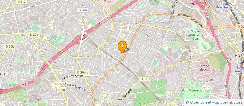localisation de l'entreprise MONSIEUR HERVE PIRON à MONTREUIL