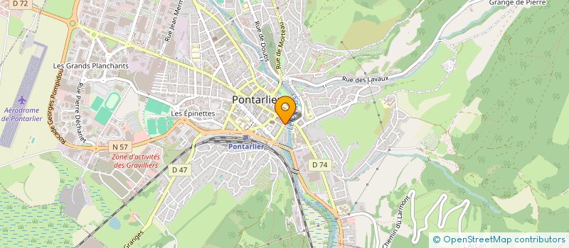 localisation de l'entreprise MONSIEUR HERVE POBELLE à PONTARLIER