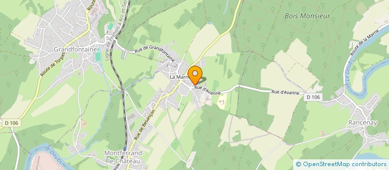 localisation de l'entreprise MONSIEUR HERVE POIGAND à MONTFERRAND-LE-CHATEAU