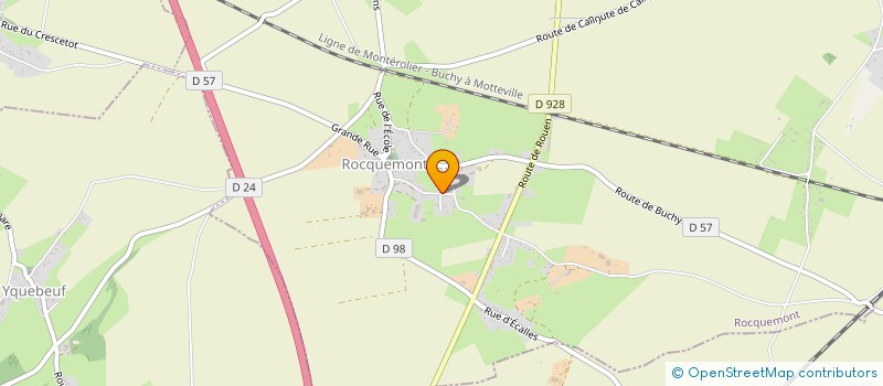 localisation de l'entreprise MONSIEUR HERVE POIGNYE  ROCQUEMONT