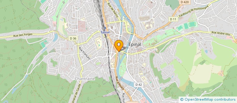 localisation de l'entreprise MONSIEUR HERVE POIRAT  EPINAL