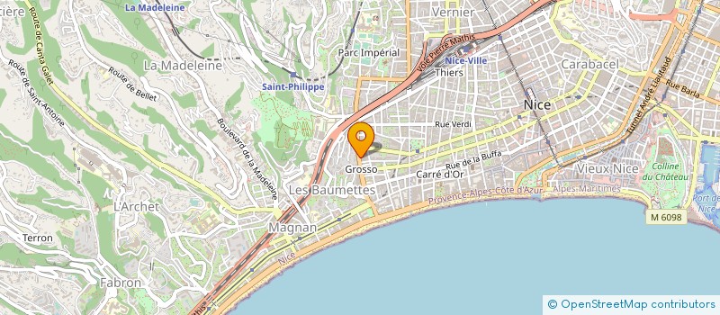 localisation de l'entreprise MONSIEUR HERVE POIRSON à NICE