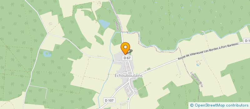 localisation de l'entreprise MONSIEUR HERVE POISOT  ECHOUBOULAINS