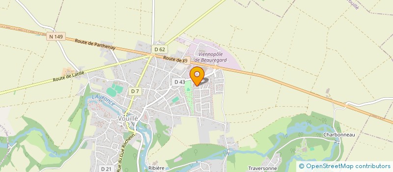 localisation de l'entreprise MONSIEUR HERVE PORCHERON  FROZES