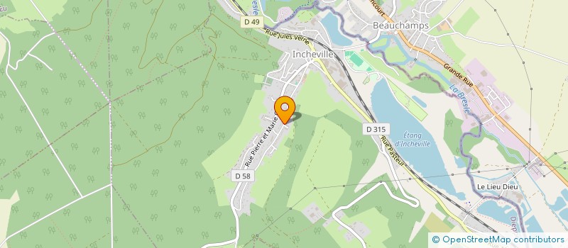 localisation de l'entreprise MONSIEUR HERVE POTIER  INCHEVILLE