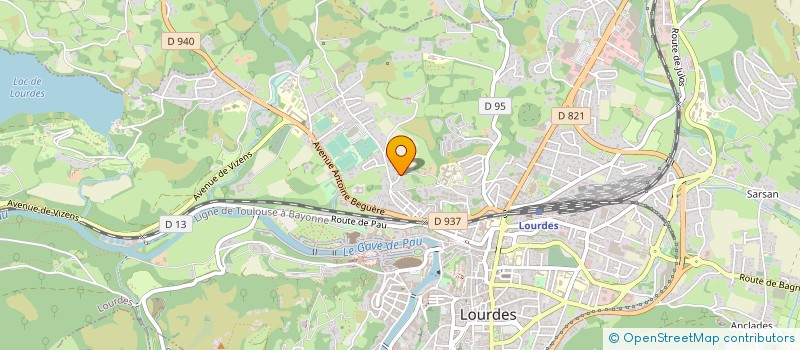 localisation de l'entreprise MONSIEUR HERVE POUEYTO à LOURDES