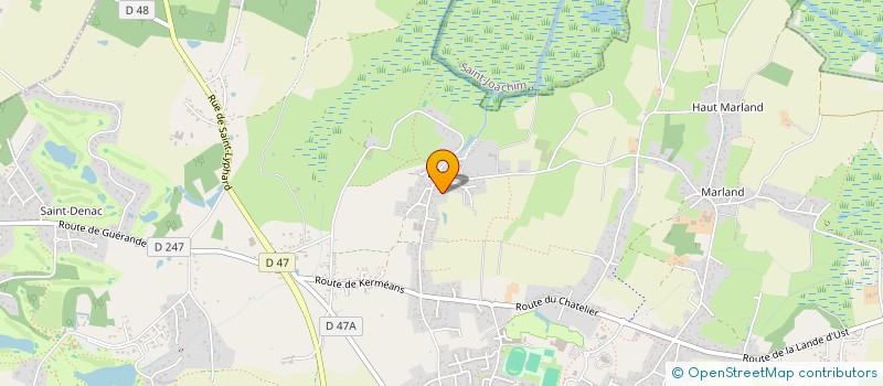 localisation de l'entreprise MONSIEUR HERVE POULIZAC  SAINT-ANDRE-DES-EAUX