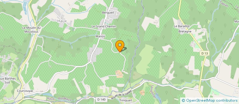 localisation de l'entreprise MONSIEUR HERVE POUYFOURCAT  HAUX