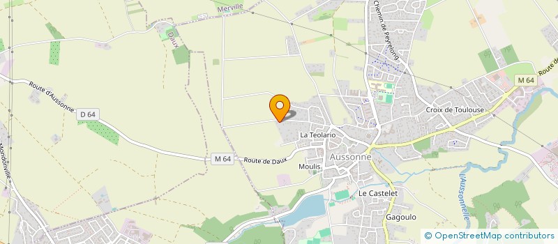 localisation de l'entreprise MONSIEUR HERVE POUZAC à AUSSONNE
