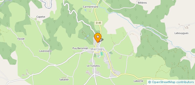 localisation de l'entreprise MONSIEUR HERVE PRADAL à MARCOLES