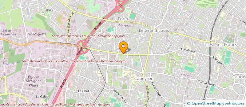 localisation de l'entreprise MONSIEUR HERVE PREVOT  MERIGNAC