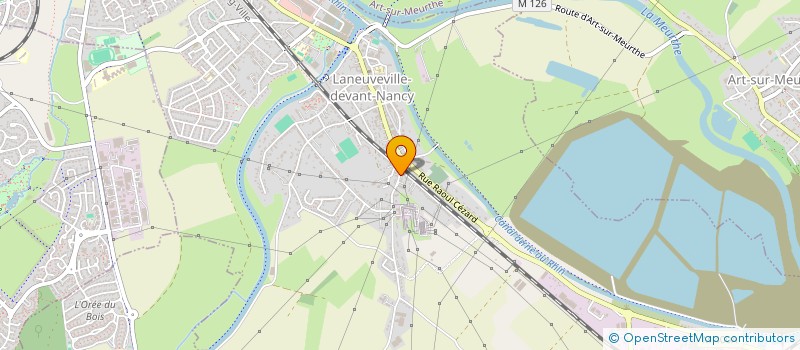 localisation de l'entreprise MONSIEUR HERVE PRIMARD  LANEUVEVILLE-DEVANT-NANCY
