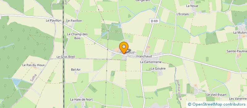 localisation de l'entreprise MONSIEUR HERVE PRIN  JOUE-SUR-ERDRE