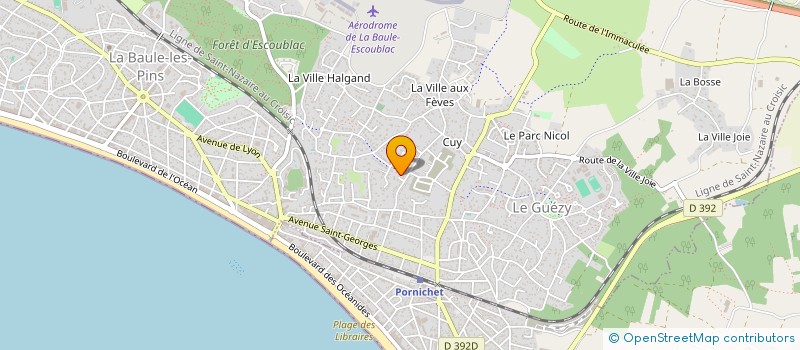 localisation de l'entreprise MONSIEUR HERVE PRIOU à LA BAULE-ESCOUBLAC