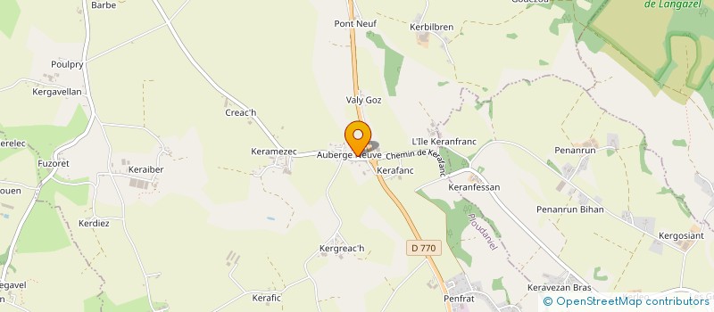 localisation de l'entreprise MONSIEUR HERVE PRODHOMME  PLOUDANIEL