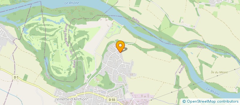 localisation de l'entreprise MONSIEUR HERVE PROST  VILLETTE-D'ANTHON