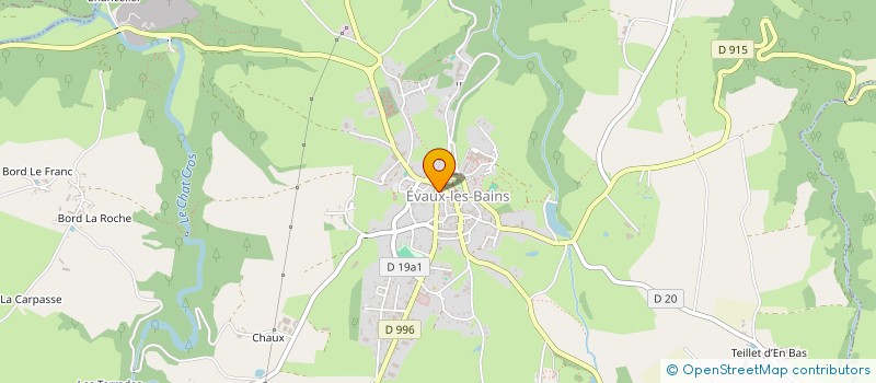 localisation de l'entreprise MONSIEUR HERVE QUELO à EVAUX-LES-BAINS